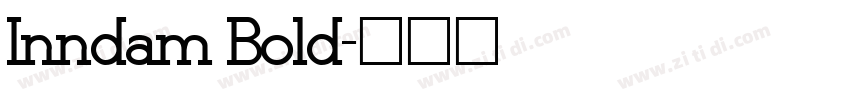 Inndam Bold字体转换